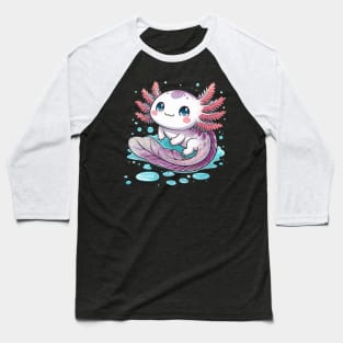 Cute Axolotl Baseball T-Shirt